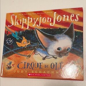 Skippy Jon Jones Cirque De Olé Hardcover Book with CD